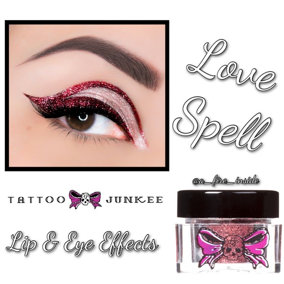 Tattoo Junkee Love Spell Lip & Eye Effects red - Picture 2 of 6